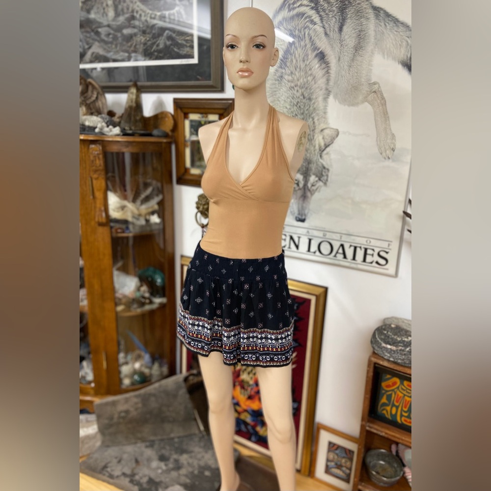 Black Patterned Shorts - Picture 6 of 11